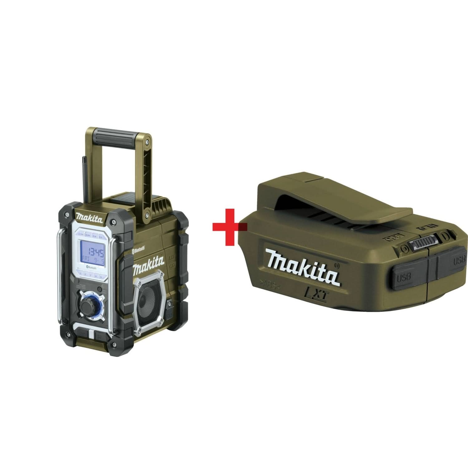 Makita Bluetoothラジオ Makita 18V LXT/12V max CXT Lithium-Ion Cordless Bluetooth Job Site