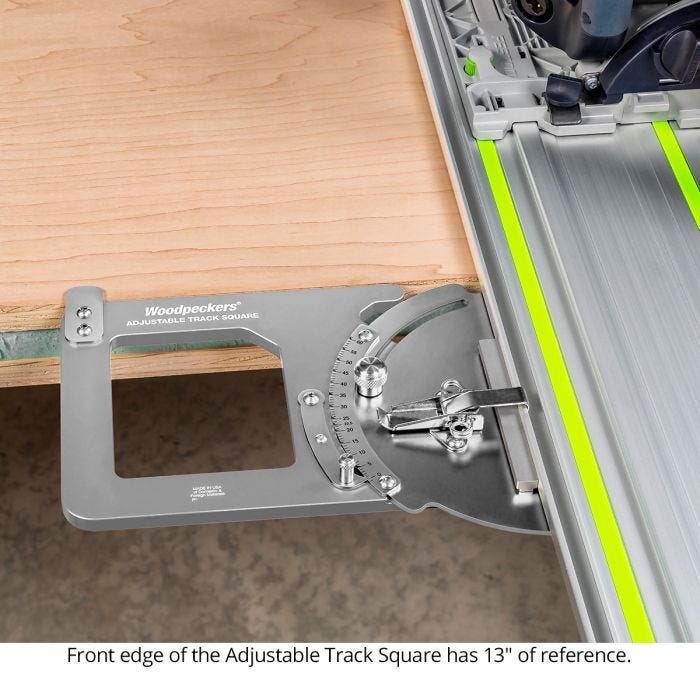 Woodpeckers ADTKSQ-NC Adjustable Track Square