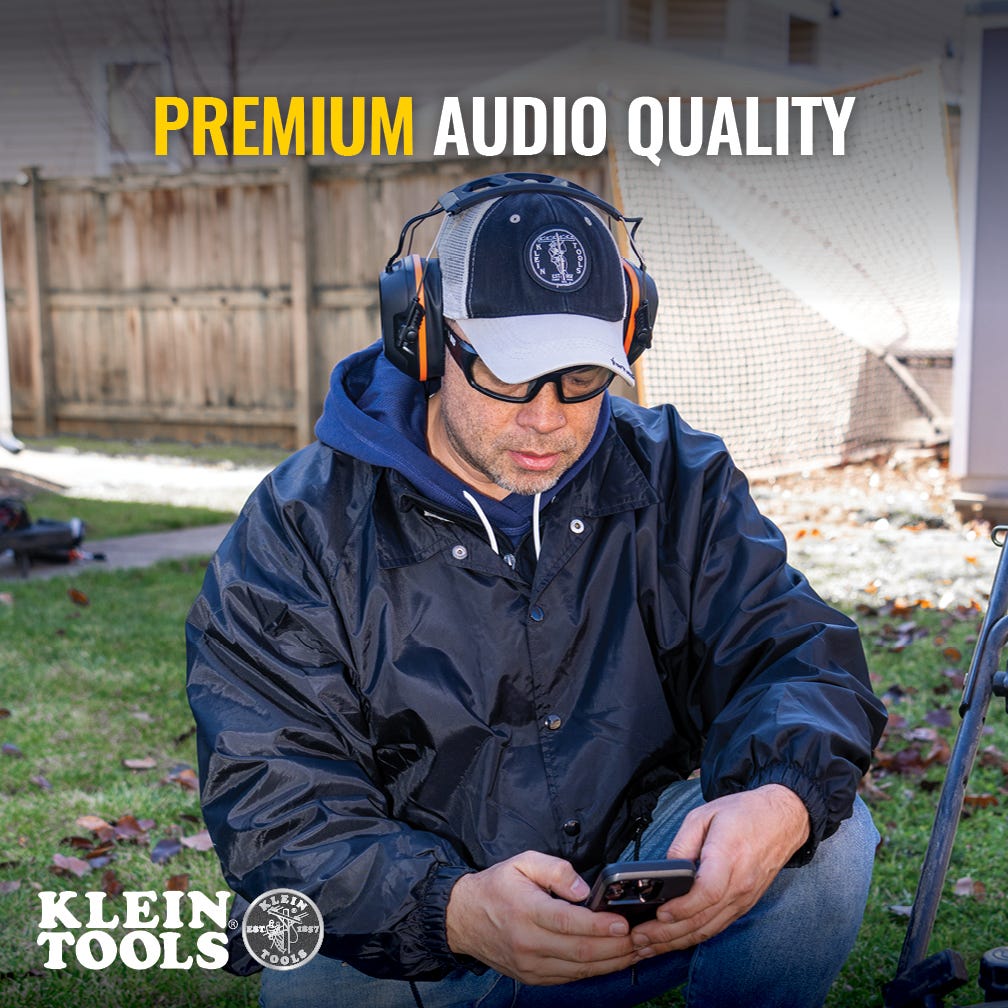 Klein Tools AESEM1 Bluetooth Earmuffs