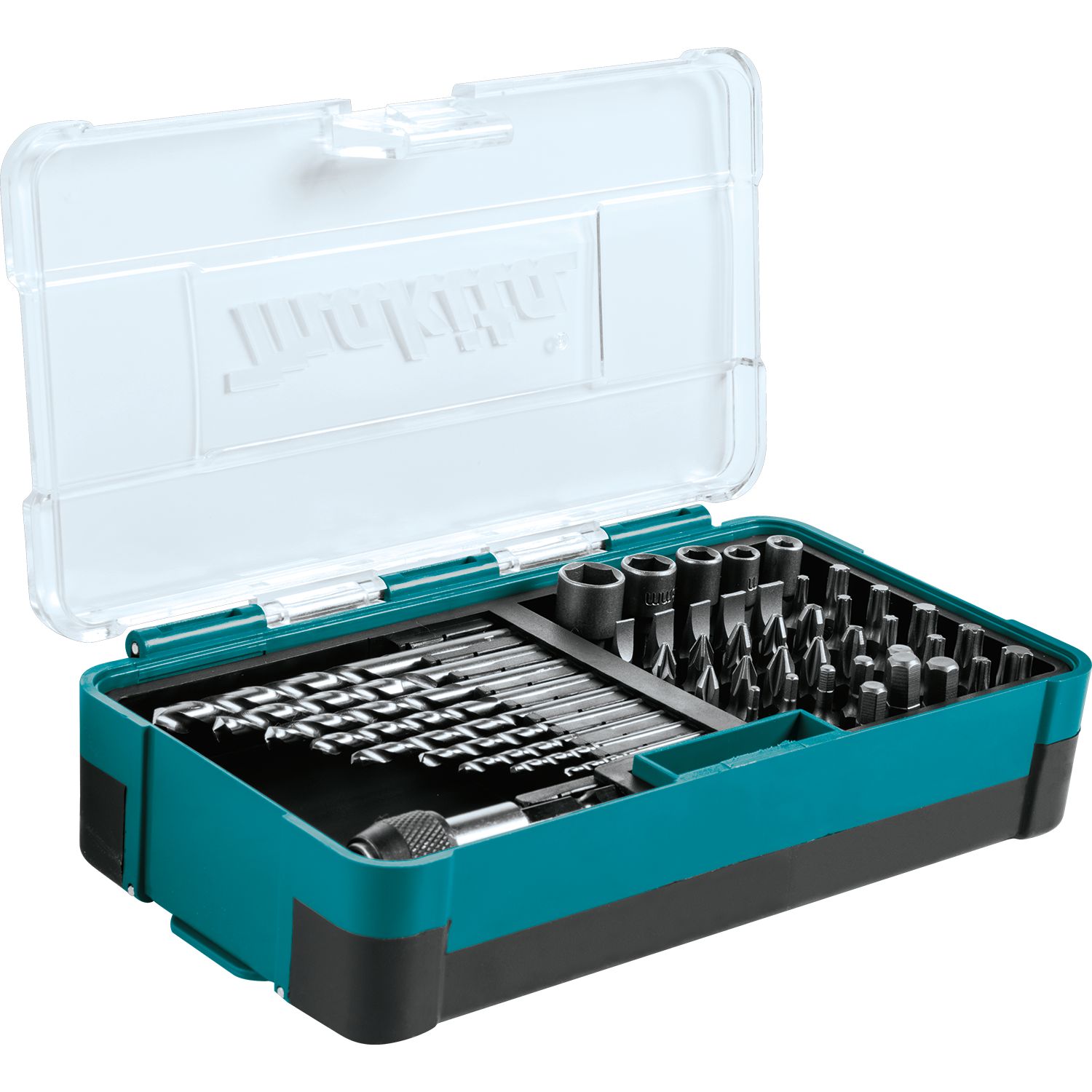 Makita B-36201 48 Pc. Metric High Speed Steel Drill Bit, Screw BIt and Socket Set