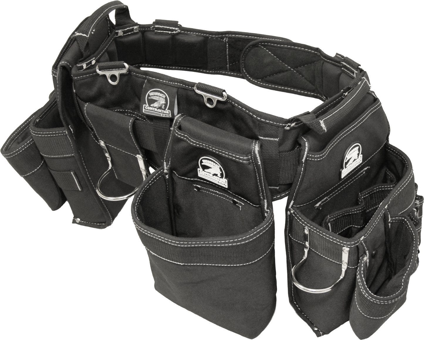 Gatorback B145 Professional Carpenter's Triple Pouch Tool Belt Combo