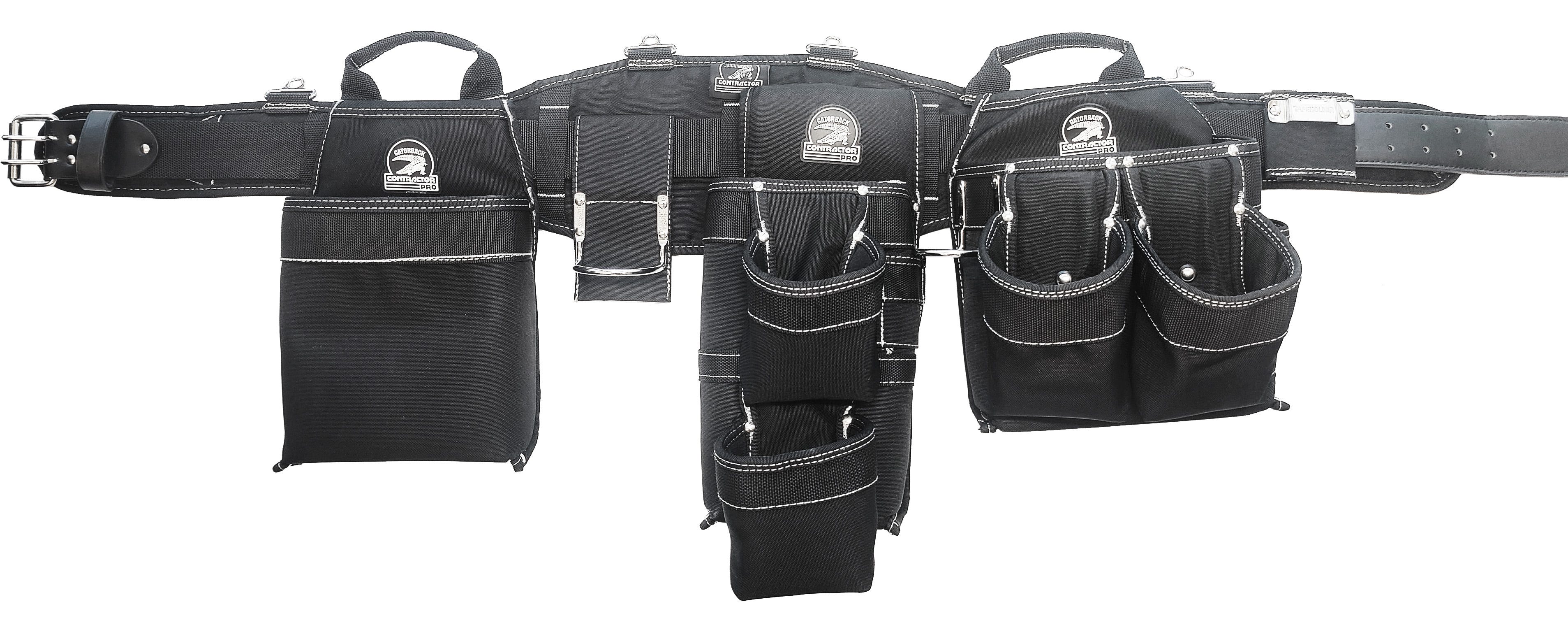 Gatorback B345 Concrete Foundation Setters Triple Pouch Tool Belt Combo
