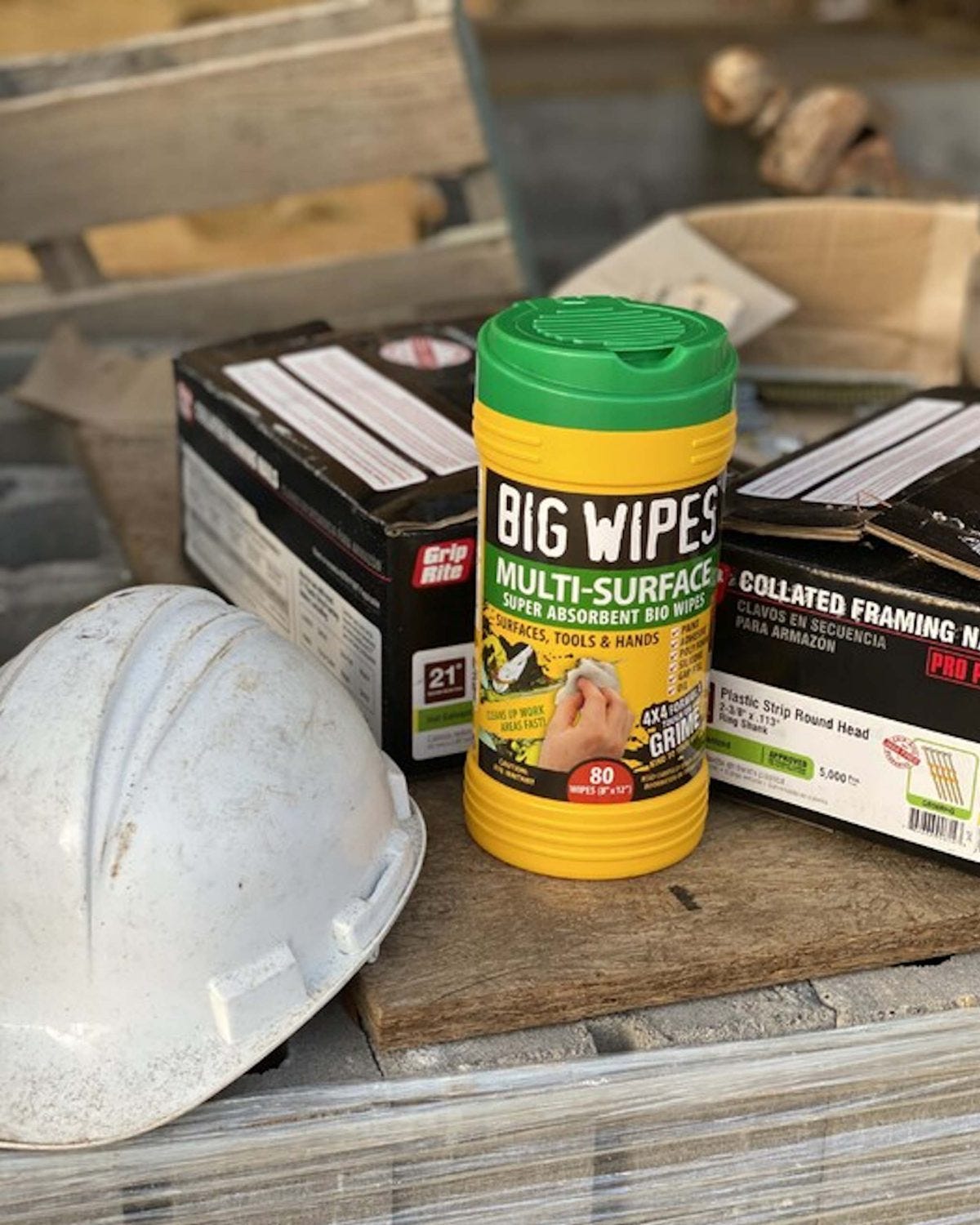 Big Wipes Industrial Cleaning Multi-Surface Pro+, 80-Count