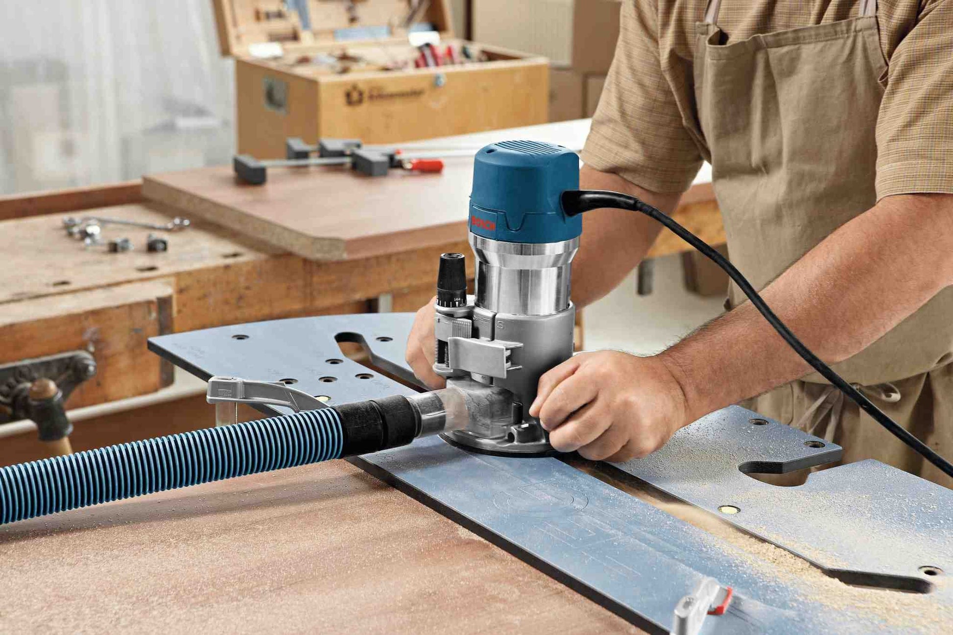 Bosch 1617EVSPK 2.25 HP Combination Plunge and Fixed Base Router