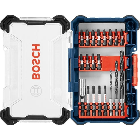 Bosch DDMS20 20-Piece Impact Tough Drill Drive Custom Case System Set