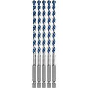 Bosch HCBG0605T 5-Piece 1/4" x 6" BlueGranite Turbo Carbide Hammer Drill Bits