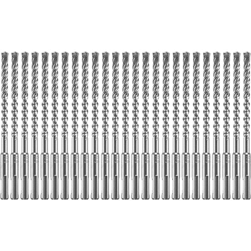 Bosch HCFC2051B25 25-Piece 5/16 In. x 4 In. x 6 In. SDS-plus Bulldog Xtreme Carbide Rotary Hammer Drill Bits