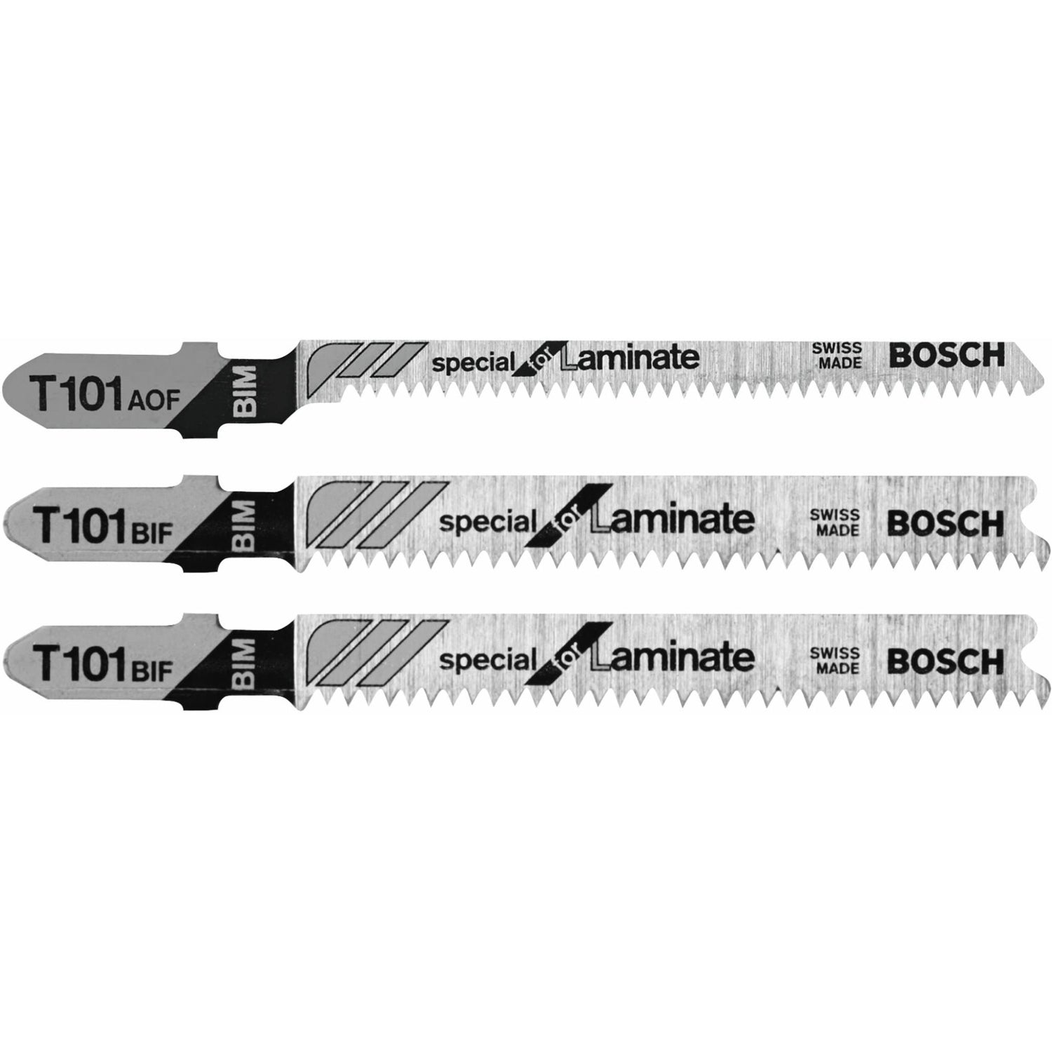 Bosch T503 3-Piece Hardwood/Laminate Flooring T-Shank Jig Saw Blade Set