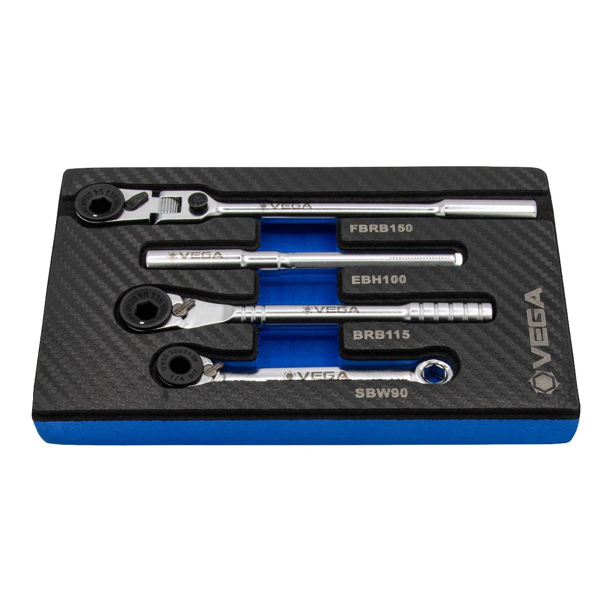 Vega BRSET 4-Piece Bit Ratchet & Extension Bar Set
