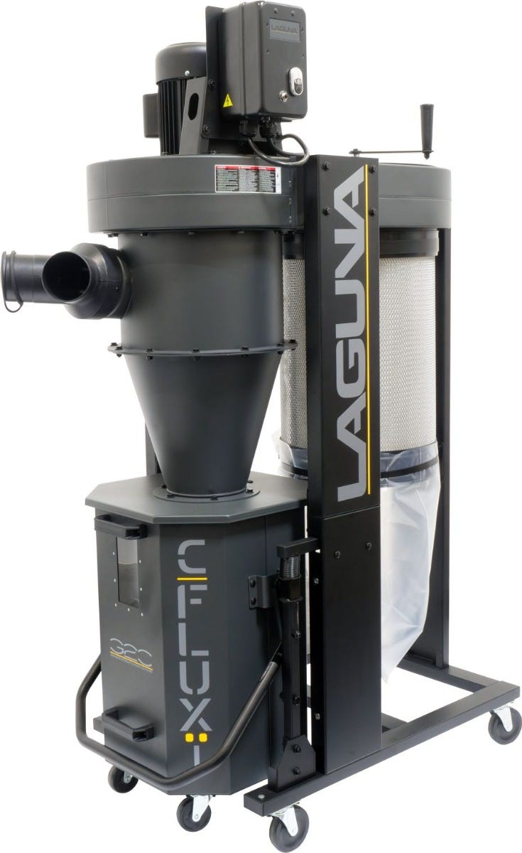 Laguna MDCCF15110 C|FLUX: 1 1.5 HP 900 CFM Cyclone Premium Dust Collector