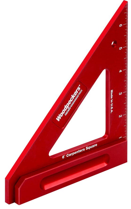 Woodpeckers CRPSQ6-INRD 6" Carpenters Square