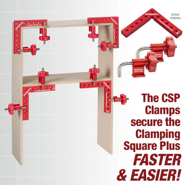 Woodpeckers CSP Clamp Square PLUS Square (2-Pack)