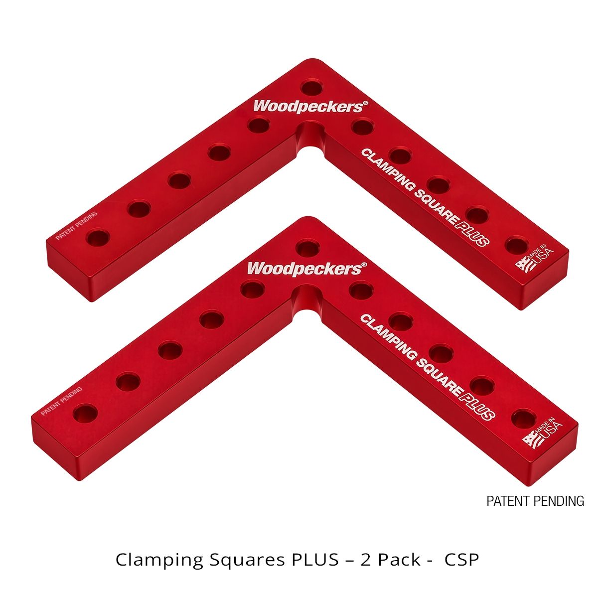 Woodpeckers CSP Clamp Square PLUS Square (2-Pack)