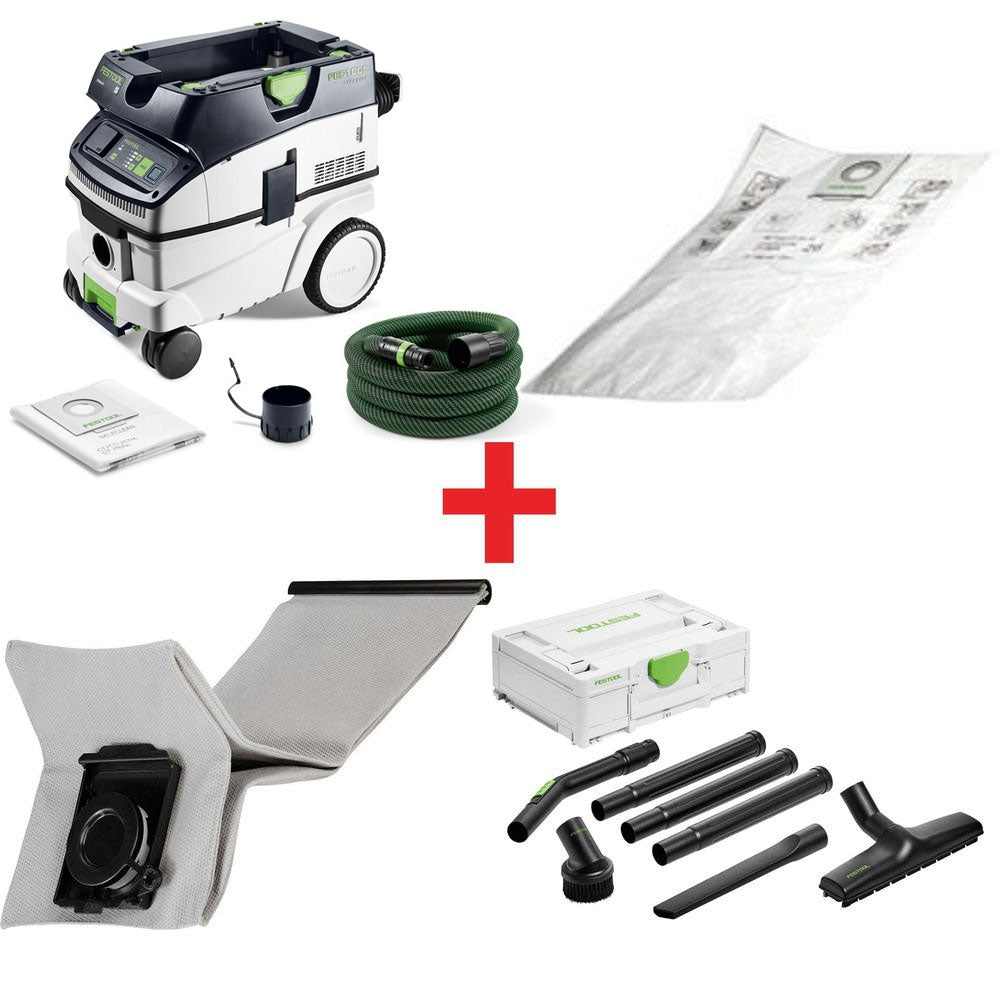 Festool CT 26 EI HEPA Bluetooth Dust Extractor Pro Bundle – Tool Nut