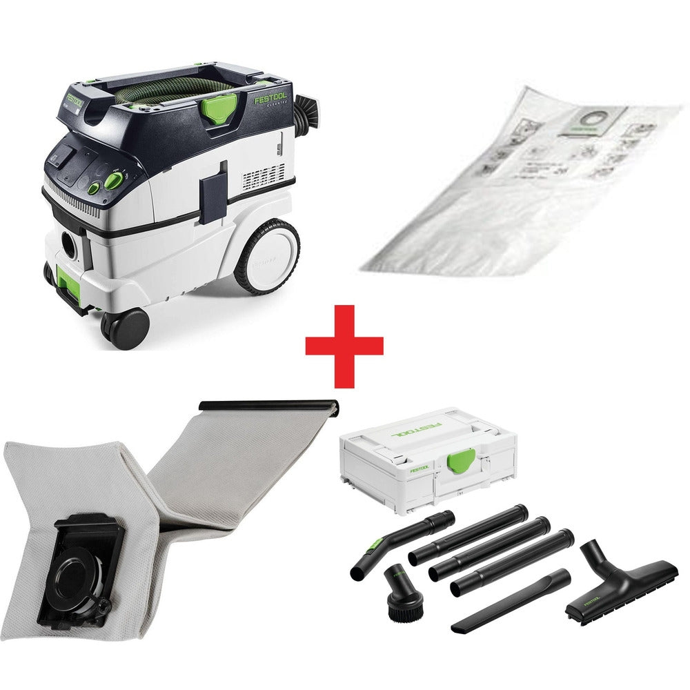 Festool CT 26 EI HEPA Bluetooth Dust Extractor Pro Bundle