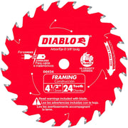 Diablo D0424X 4-1/2 in. x 24-Tooth  Framing Trim Saw Blade