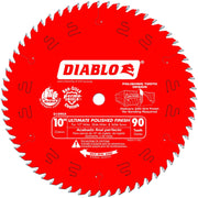Diablo D1090X 10 in. x 90-Tooth  Ultimate Polished Finish Saw Blade