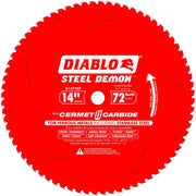 Diablo D1472CF 14 in. x 72-Tooth  Steel Demon Cermet Metal and Stainless Steel Cutting Saw Blade