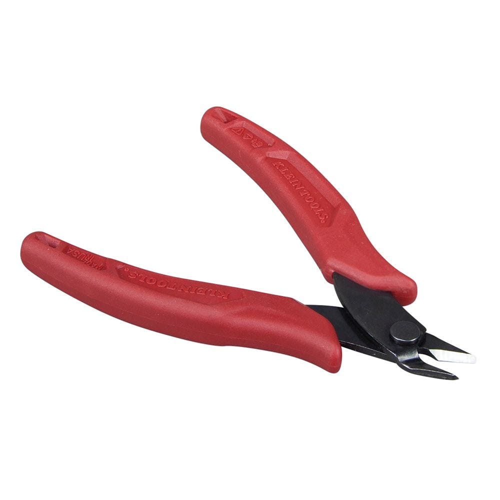 Klein Tools D275-5 Diagonal Cutting Pliers, Flush Cutter, Lightweight, 5-Inch