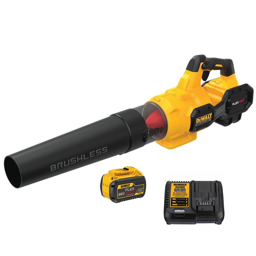 DeWalt DCBL772X1 60V MAX Flexvolt Brushless Handheld Axial 600-CFM Blower 9.0Ah Kit
