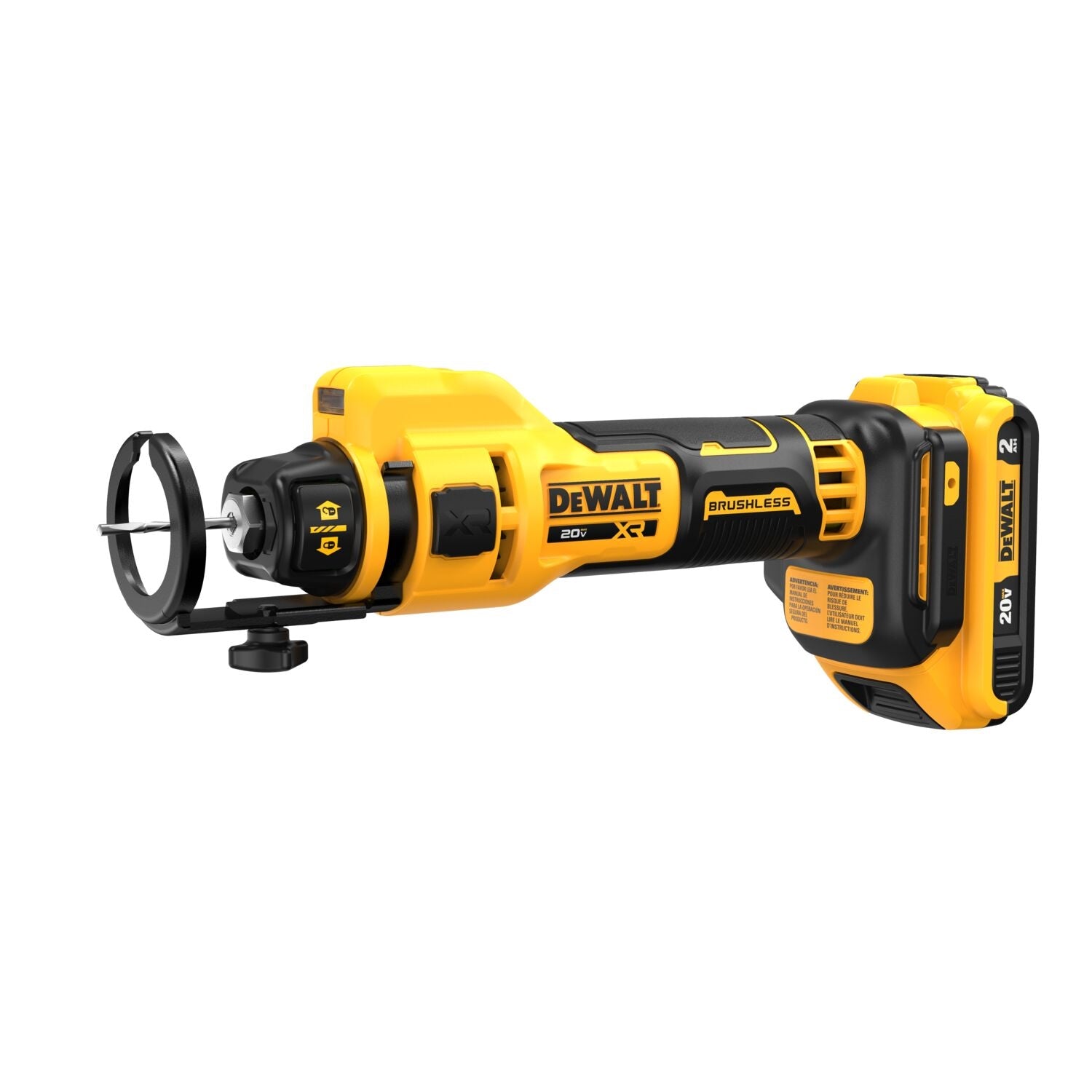 DeWalt DCE555D2 20V MAX XR Brushless Drywall Cut-Out Tool 2.0Ah Kit