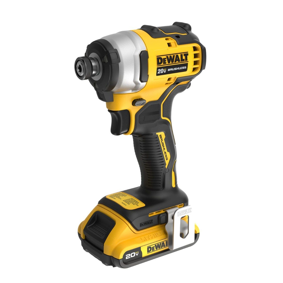 DeWalt DCF809D1 ATOMIC 20V MAX Brushless Compact 1/4 in. Impact Driver 2.0Ah Kit