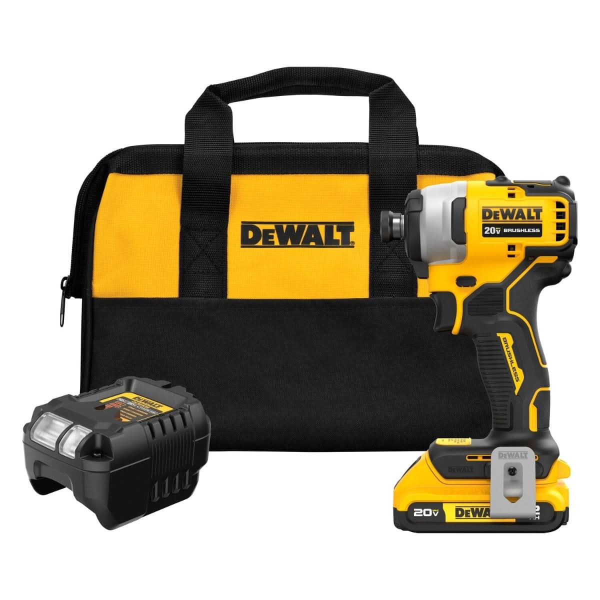 DeWalt DCF809D1 ATOMIC 20V MAX Brushless Compact 1/4 in. Impact