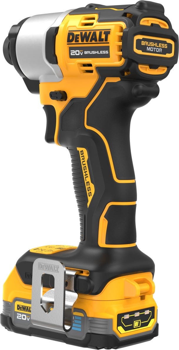 DEWALT DCF840E1 20V MAX* Brushless 1/4 in. Impact Driver PowerStack Kit