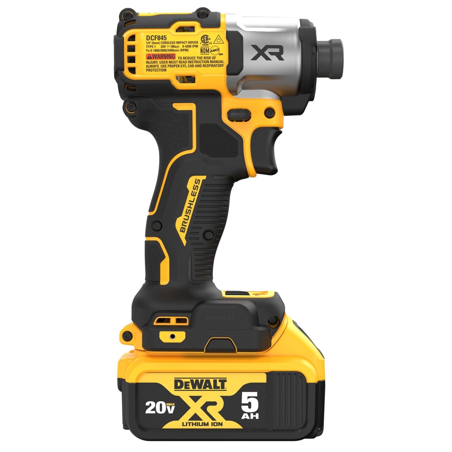 DeWalt DCF845P2 20V MAX XR Brushless 3-Speed Impact Driver 5.0Ah Kit