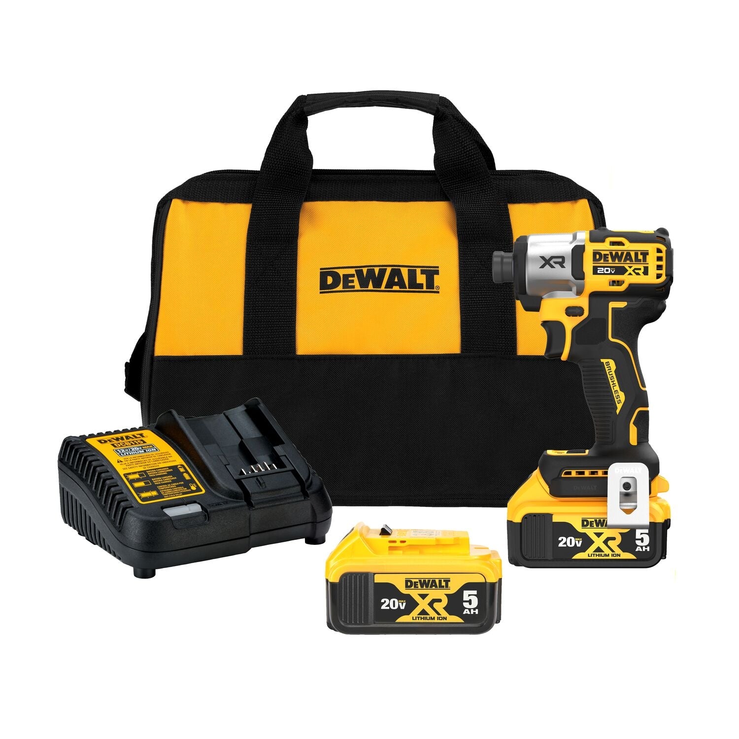 DeWalt DCF845P2 20V MAX XR Brushless 3-Speed Impact Driver 5.0Ah Kit