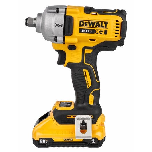 DeWalt DCF891Q1 20V MAX XR 1/2 in. Mid-Range Impact Wrench 4.0Ah Kit with Hog Ring Anvil