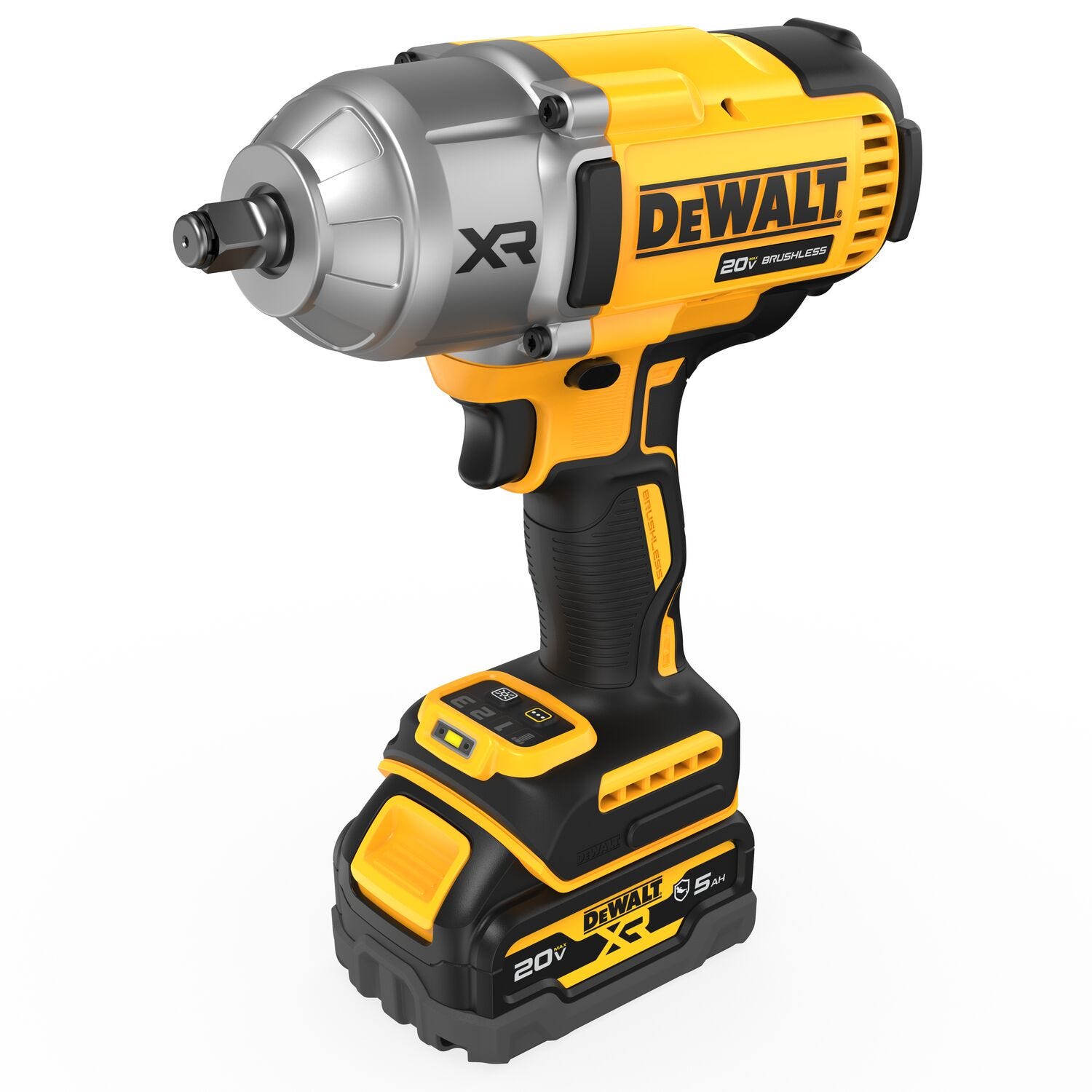 DeWalt DCF900GP2 20V MAX XR 1/2" High Torque Impact Wrench with Hog Ring Anvil 5.0Ah Kit