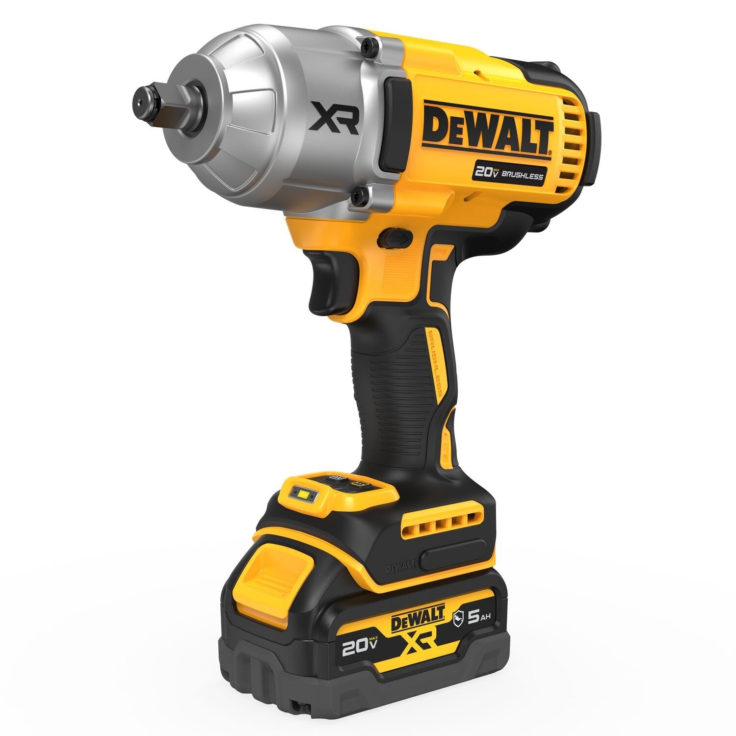 DeWalt DCF900GP2 20V MAX XR 1/2" High Torque Impact Wrench with Hog Ring Anvil 5.0Ah Kit