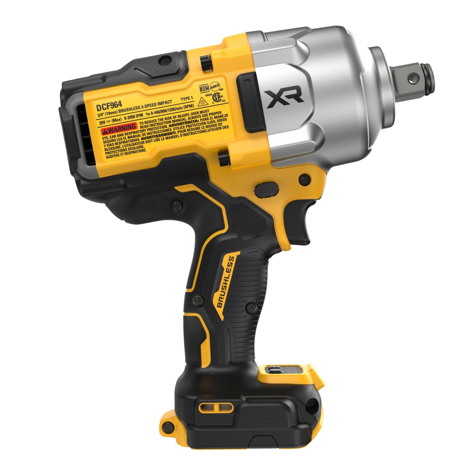 DeWalt DCF964B 20V MAX* XR Brushless 3/4 in. High Torque Impact Wrench w/ Hog Ring Anvil (Tool Only)