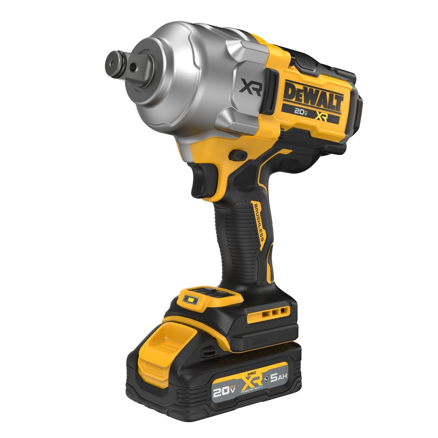 DeWalt DCF964GH1 20V MAX* XR Brushless 3/4 in. High Torque Impact Wrench w/ Hog Ring Anvil POWERSTACK 5.0Ah Kit