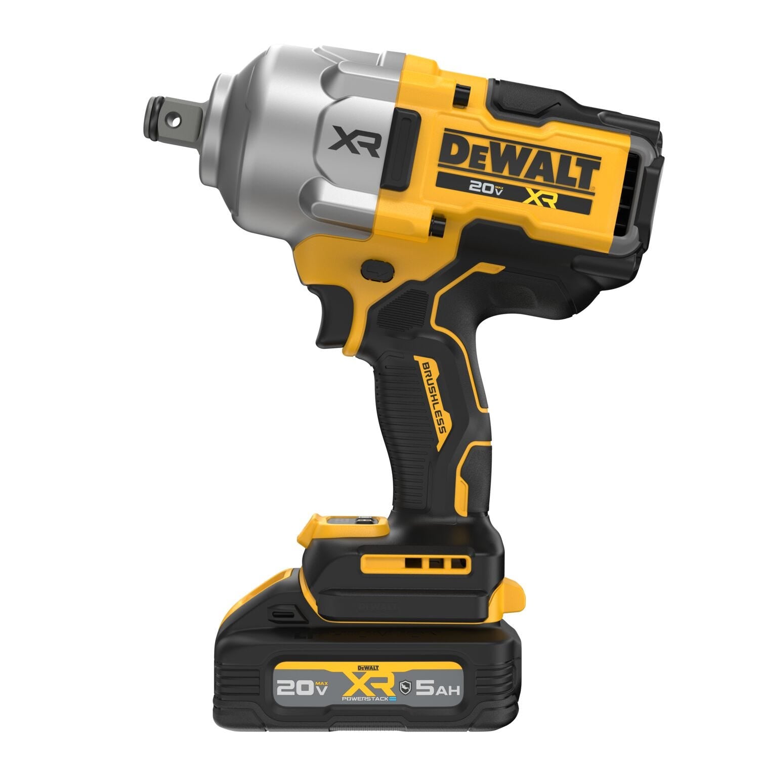 DeWalt DCF964GH1 20V MAX* XR Brushless 3/4 in. High Torque Impact Wrench w/ Hog Ring Anvil POWERSTACK 5.0Ah Kit