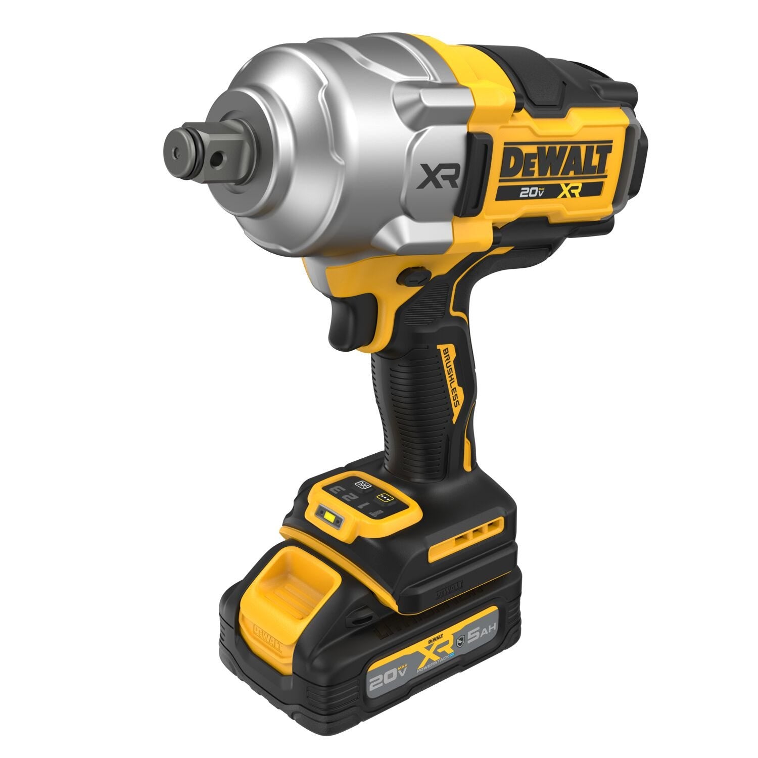 DeWalt DCF964GH1 20V MAX* XR Brushless 3/4 in. High Torque Impact Wrench w/ Hog Ring Anvil POWERSTACK 5.0Ah Kit