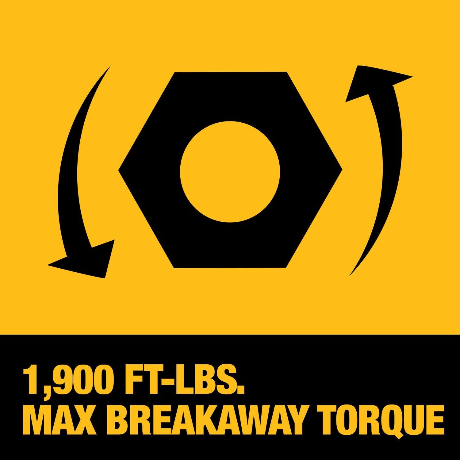 DeWalt DCF964GH1 20V MAX* XR Brushless 3/4 in. High Torque Impact Wrench w/ Hog Ring Anvil POWERSTACK 5.0Ah Kit