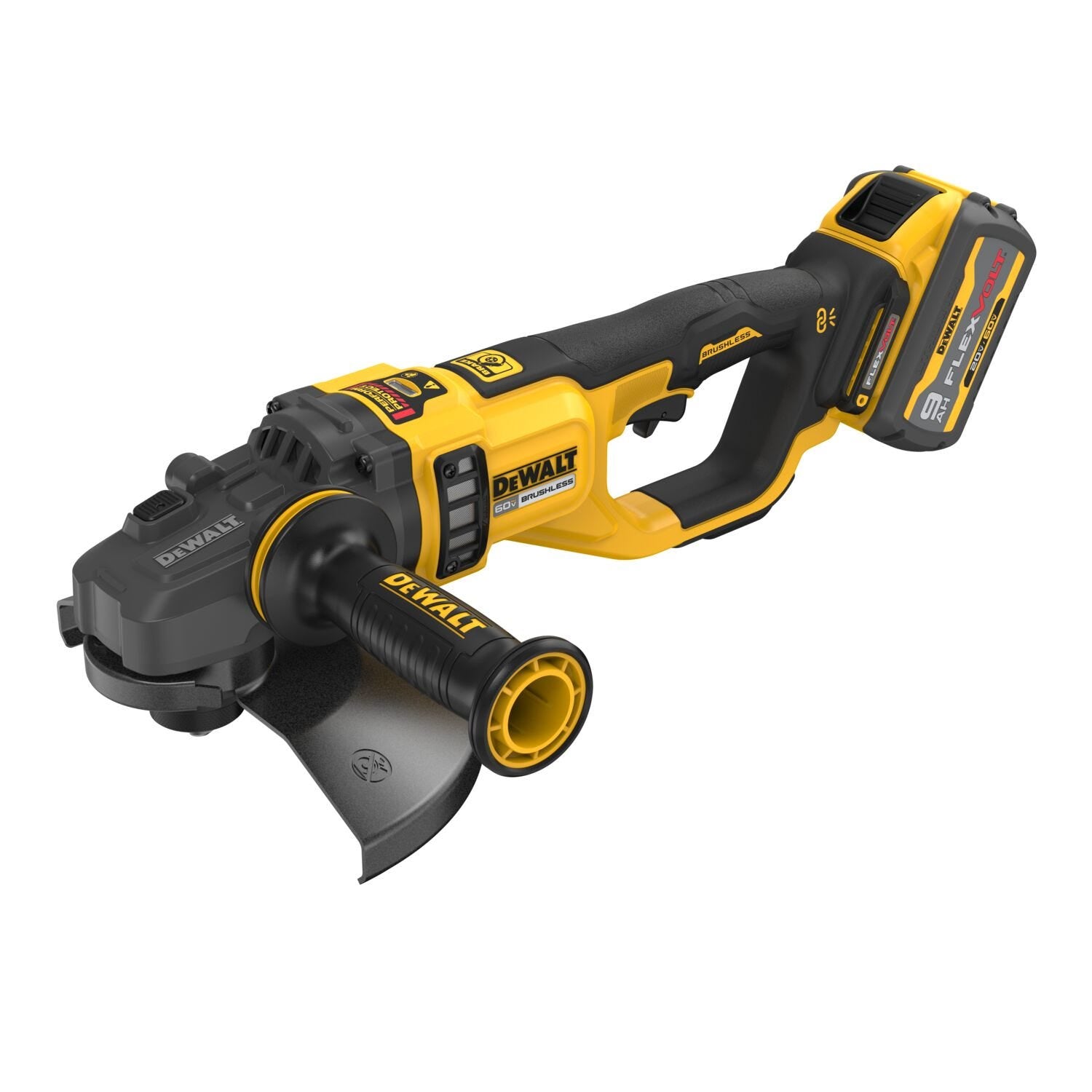 DeWalt DCG460X2 60V MAX 7 in. - 9 in. Large Angle Grinder 9.0Ah Kit
