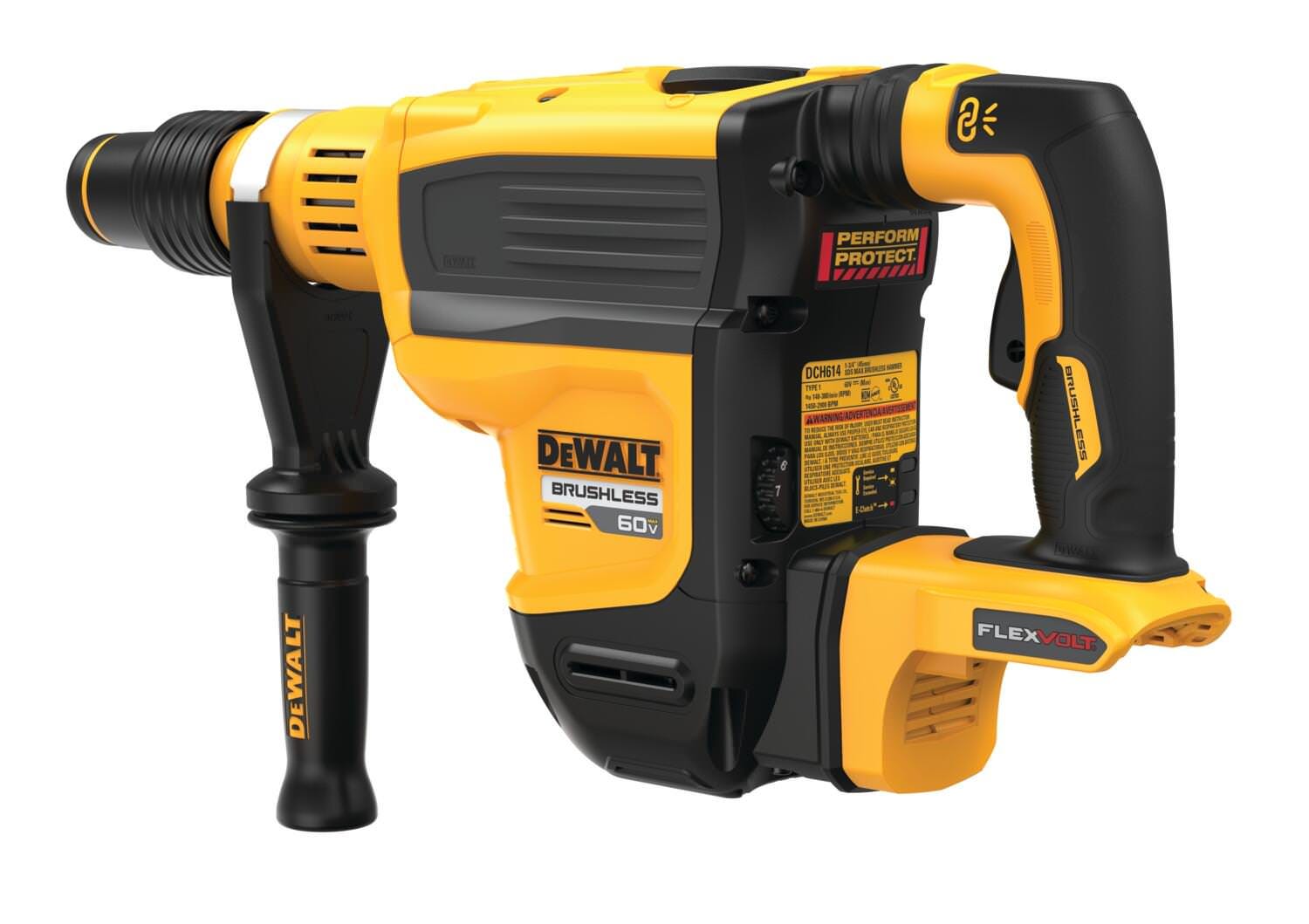 DeWalt DCH614B 60V MAX 1-3/4 IN. SDS Max Brushless Combination Rotary Hammer, Tool Only