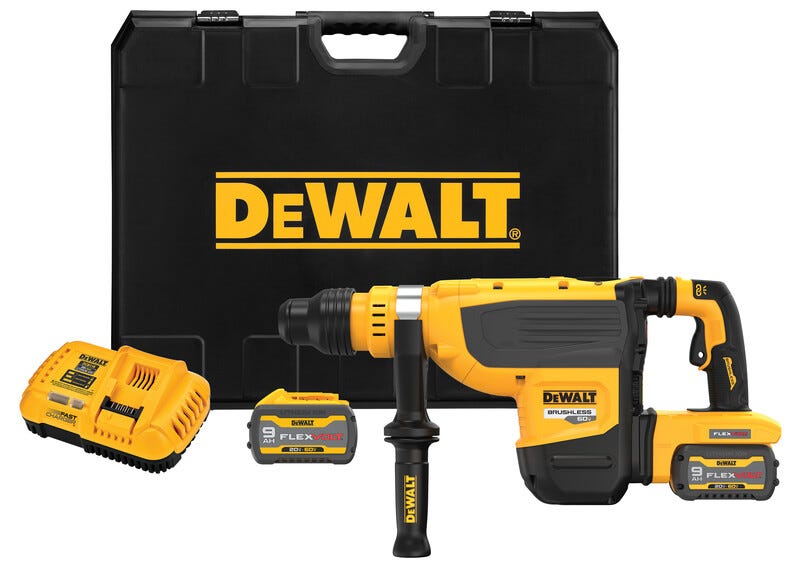 DeWalt DCH735X2 60V MAX 1 -7/8-In. Brushless Cordless SDS MAX Combination Rotary Hammer Kit