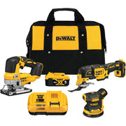 DEWALT DCK300P1 20V MAX XR Brushless Cordless 3-Tool Woodworking Kit