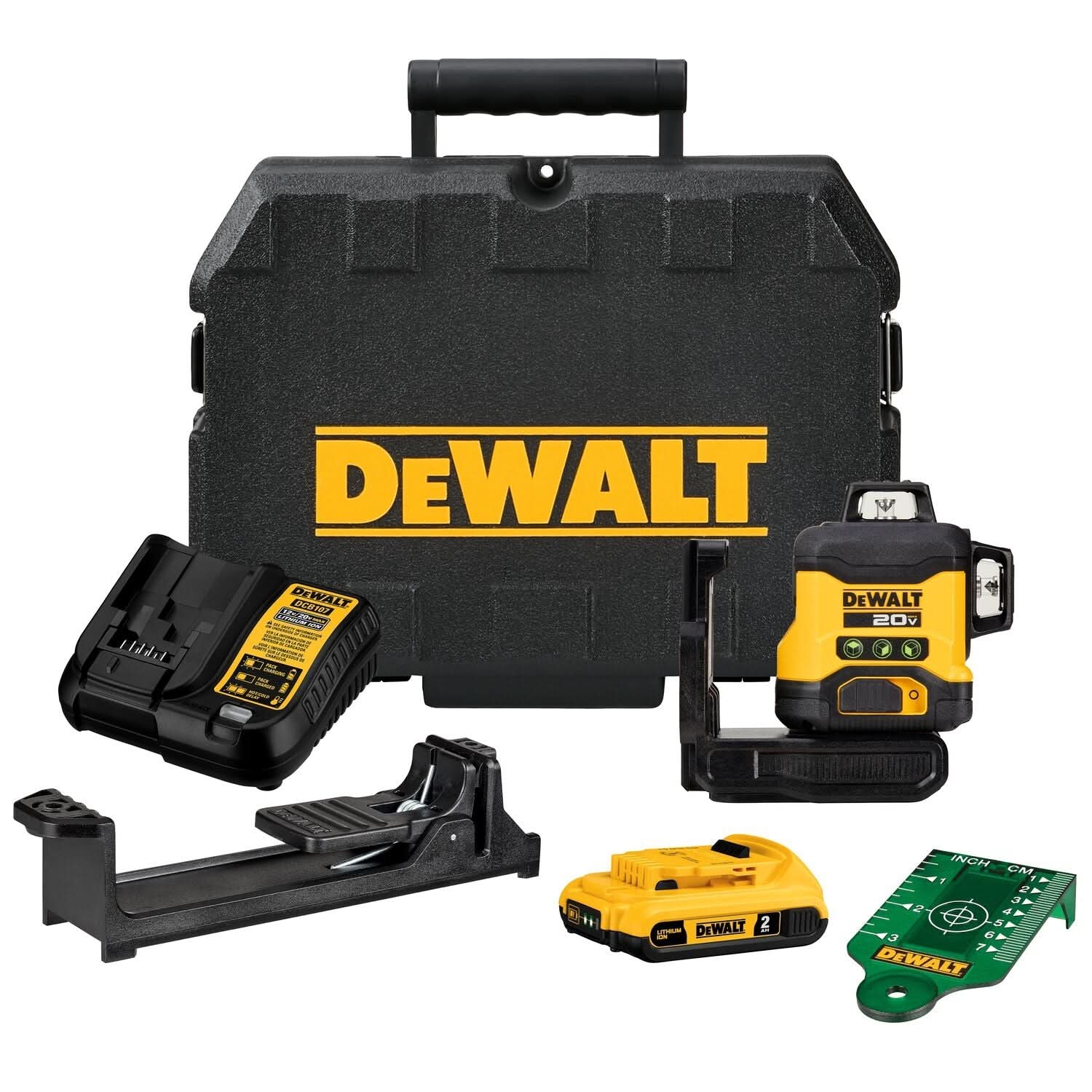 DeWalt DCLE34031D1 20V 3x360 Green Line Laser 2.0Ah Kit – Tool Nut