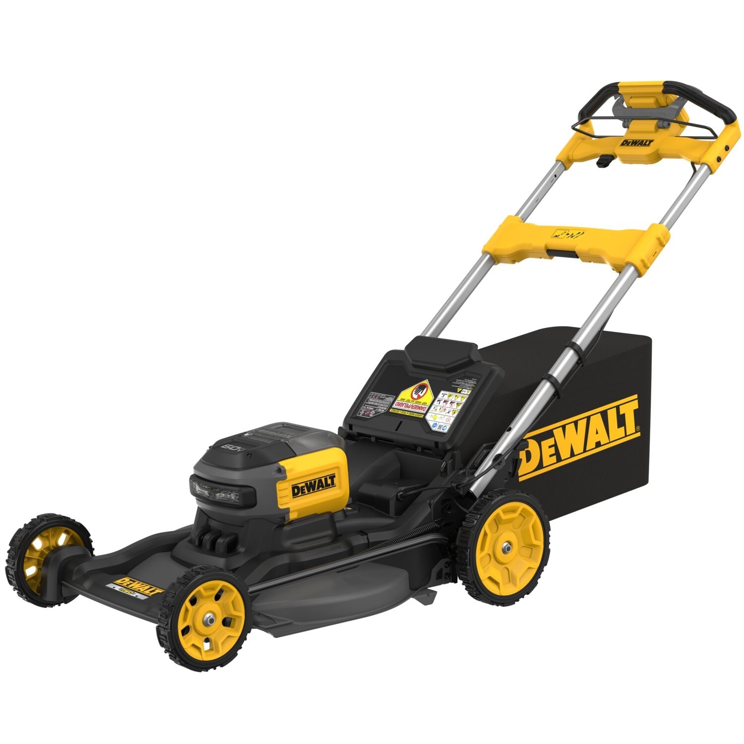 DeWalt DCMWSP700Y2 60V MAX* 21 in. Cordless Brushless RWD Self-Propelled Mower 12.0Ah Kit
