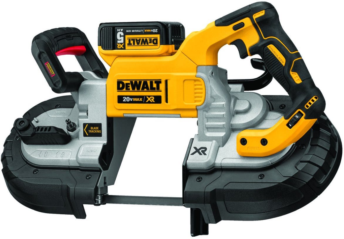 DeWalt DCS376P2 20V Max 5" Dual Switch Band Saw Kit
