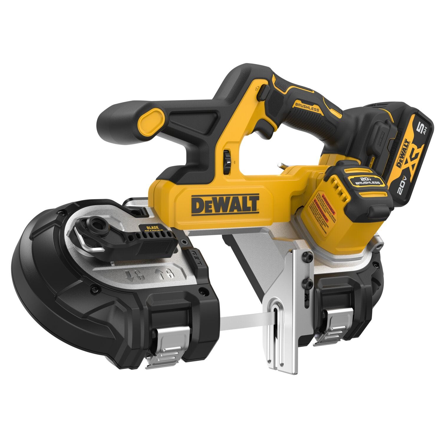 DeWalt DCS378P1 20V MAX XR Brushless 3-1/4 in. Mid-Sized Band Saw 5.0Ah Kit