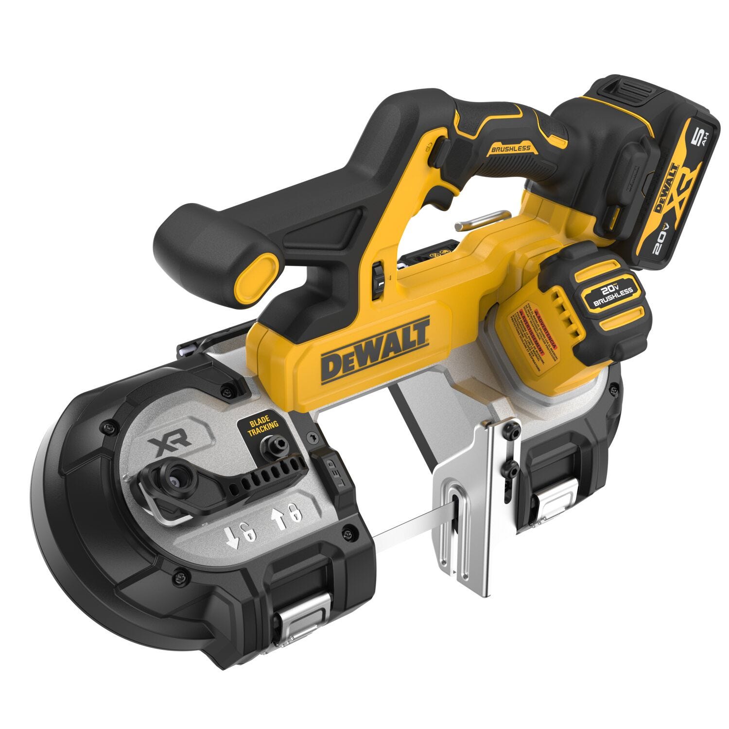 DeWalt DCS378P1 20V MAX XR Brushless 3-1/4 in. Mid-Sized Band Saw 5.0Ah Kit