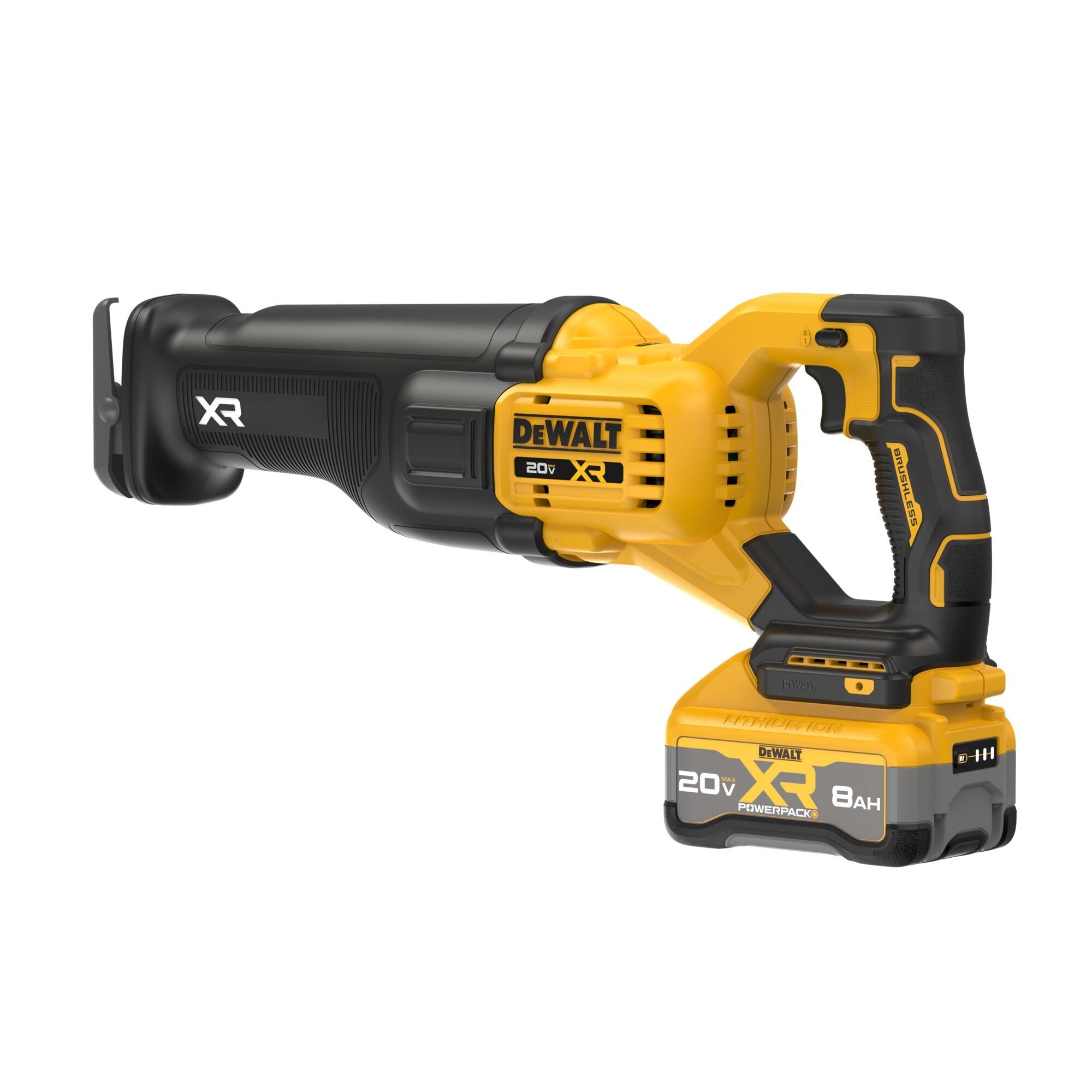 DeWalt DCS384WW1 20V MAX XR POWER DETECT Brushless Recip Saw POWERPACK 8.0Ah Kit