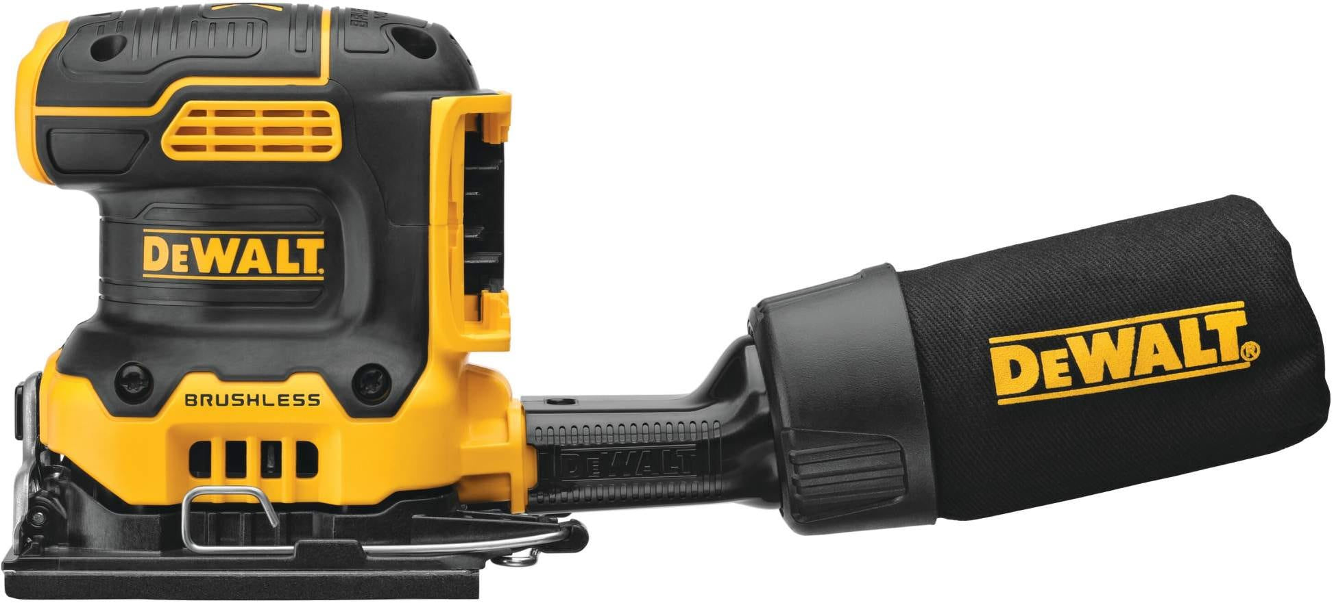 DeWalt DCW200B 20V MAX XR Brushless 1/4-Sheet Cordless Sander, Tool Only