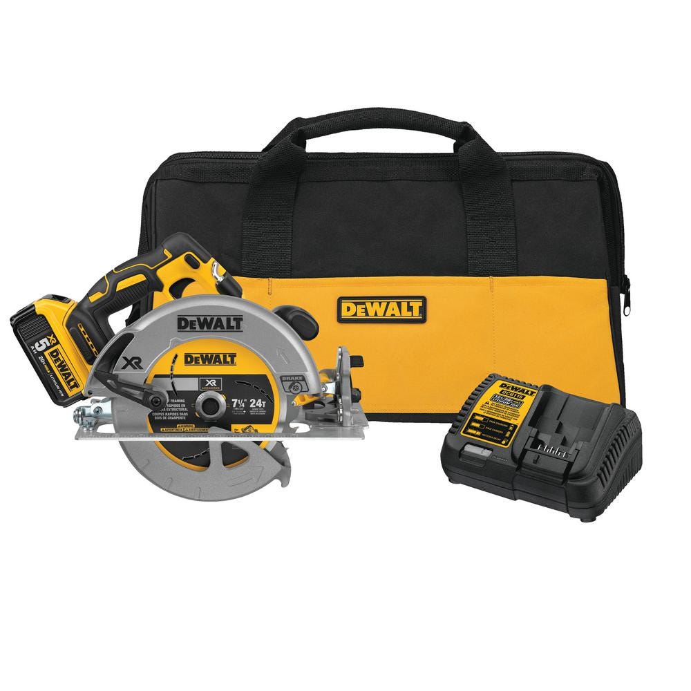 DeWalt DCS570P1 7-1/4" 20V Cordless Circular Saw Kit
